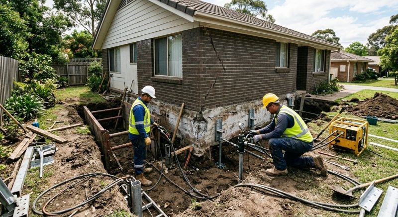 House Foundation Repair in Columbus, OH