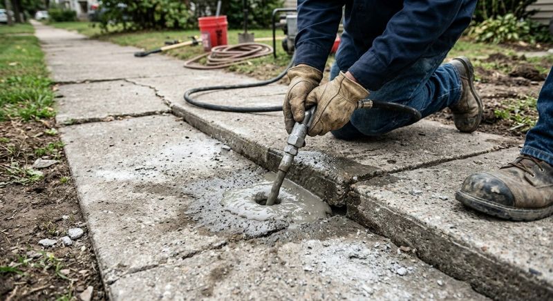 Sidewalk Leveling in Tampa, FL