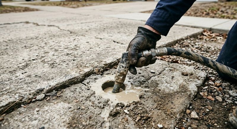Concrete Patio Raising in Des Moines, IA