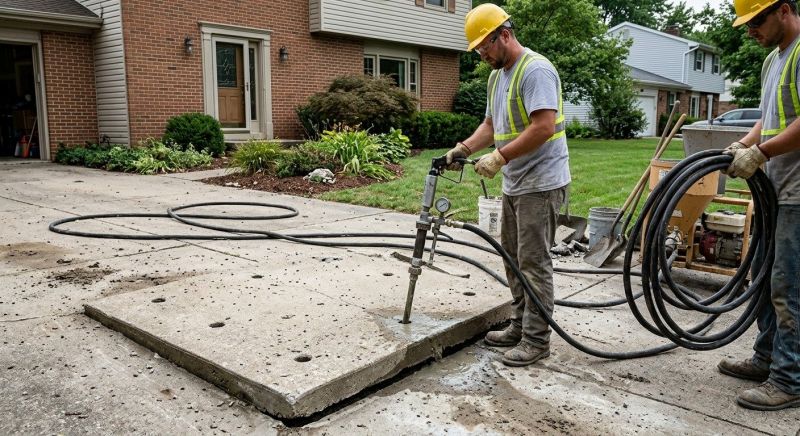 Slab Mudjacking in West Des Moines, IA